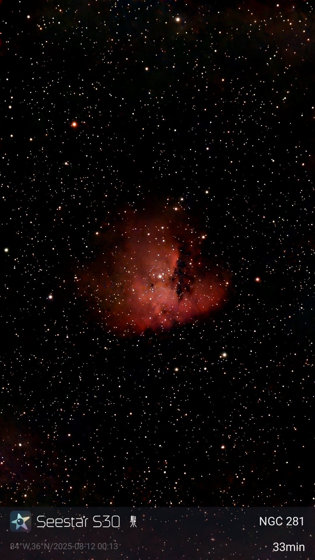 1018     Pacman Nebula     R-517D     NGC281