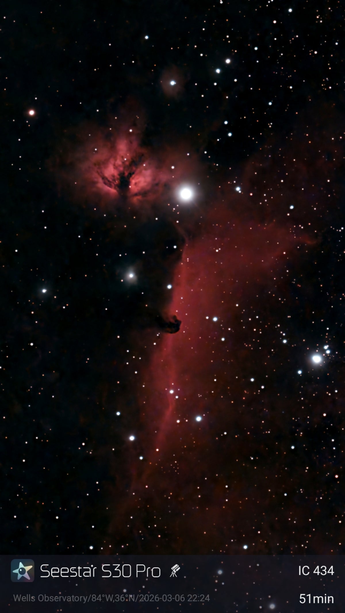 1020     Horsehead Nebula     R-521D     IC434